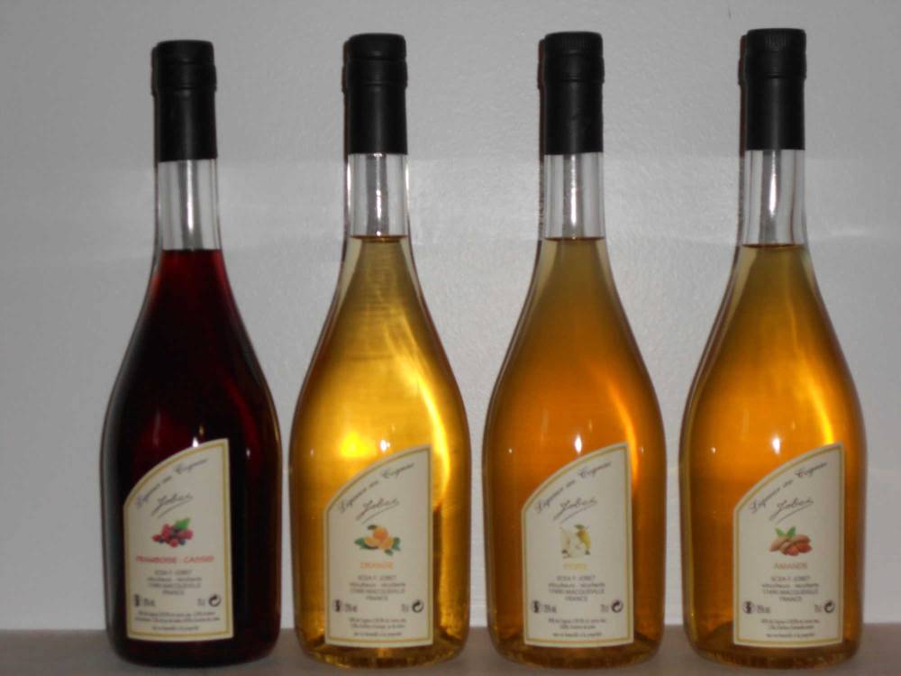 Framboise-Cassis, Orange, Poire ou Amande
