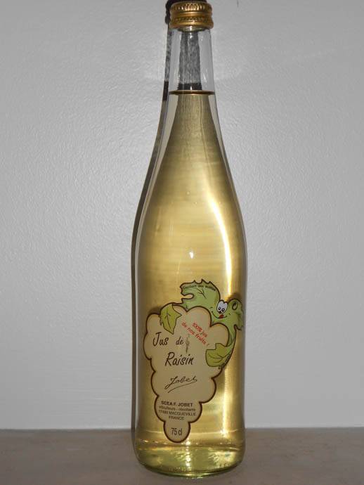 Jus de raisin blanc