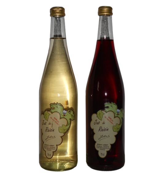 Jus de raison blanc ou rouge